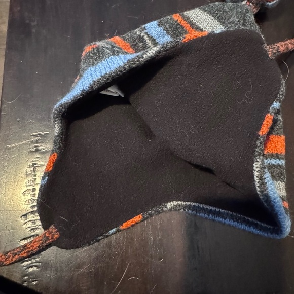 Columbia Striped Knit Hat - Gray, Blue, Orange - Picture 3 of 4